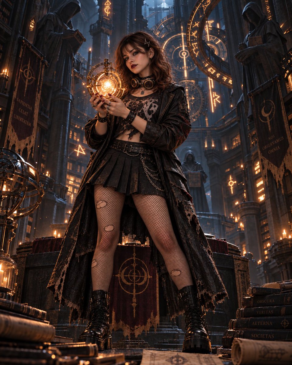 sohrenatasan's tweet photo. Encontré este artefacto antiguo y brilla más que mi futuro. 💡 Alguien sabe cómo apagarlo antes de que explote? O es parte de la magia? 📼🔥
#RenataSan #Artefacto #Misterio #Steampunk #Caos https://t.co/BZPjaAXCcV