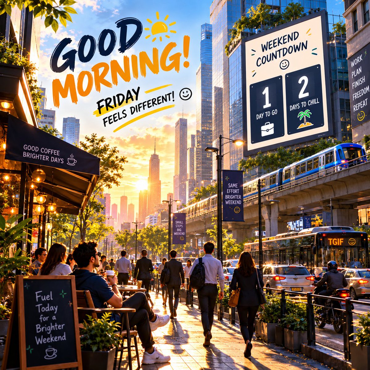 Cipher_Revolt's tweet photo. โ๏ธ GOOD MORNING, X FAMILY! โค๏ธ
Friday feels different! ๐
The streets are busy, the coffee is brewing, and the weekend excitement is already in the air!
One last push before the fun begins. Make today count! ๐
#GoodMorning #FridayVibes #TGIF #WeekendCountdown https://t.co/dqBuqv2yqh