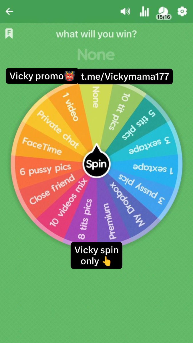 Vickymamayoo's tweet photo. #promo promo 
#promo ✌️✌️
10$ to spin ✅💯 
 and win nudes videos or FaceTime call 🤙 
if you interested hit me up 
https://t.co/M2decsSlf2
https://t.co/M2decsSlf2 https://t.co/GHZP6sJE6h