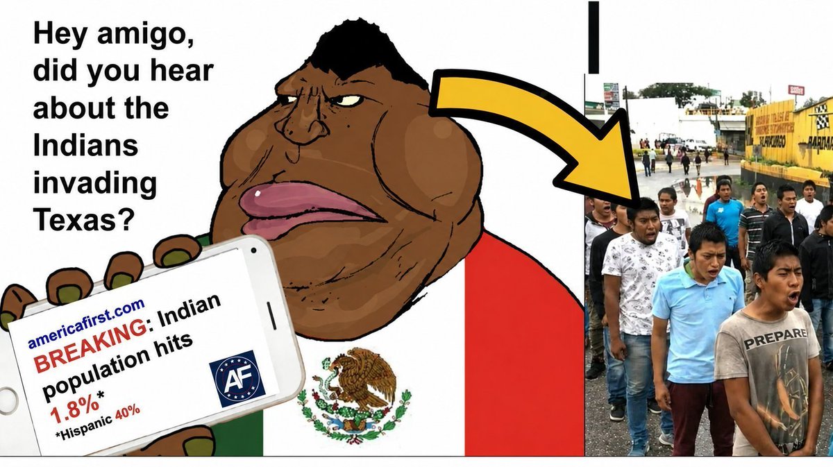 RealHinduFren's tweet photo. This is what Mexican women do instead of contributing to this country. Then when Indians and Asians have all the jobs. https://t.co/QBhWDZuwtO