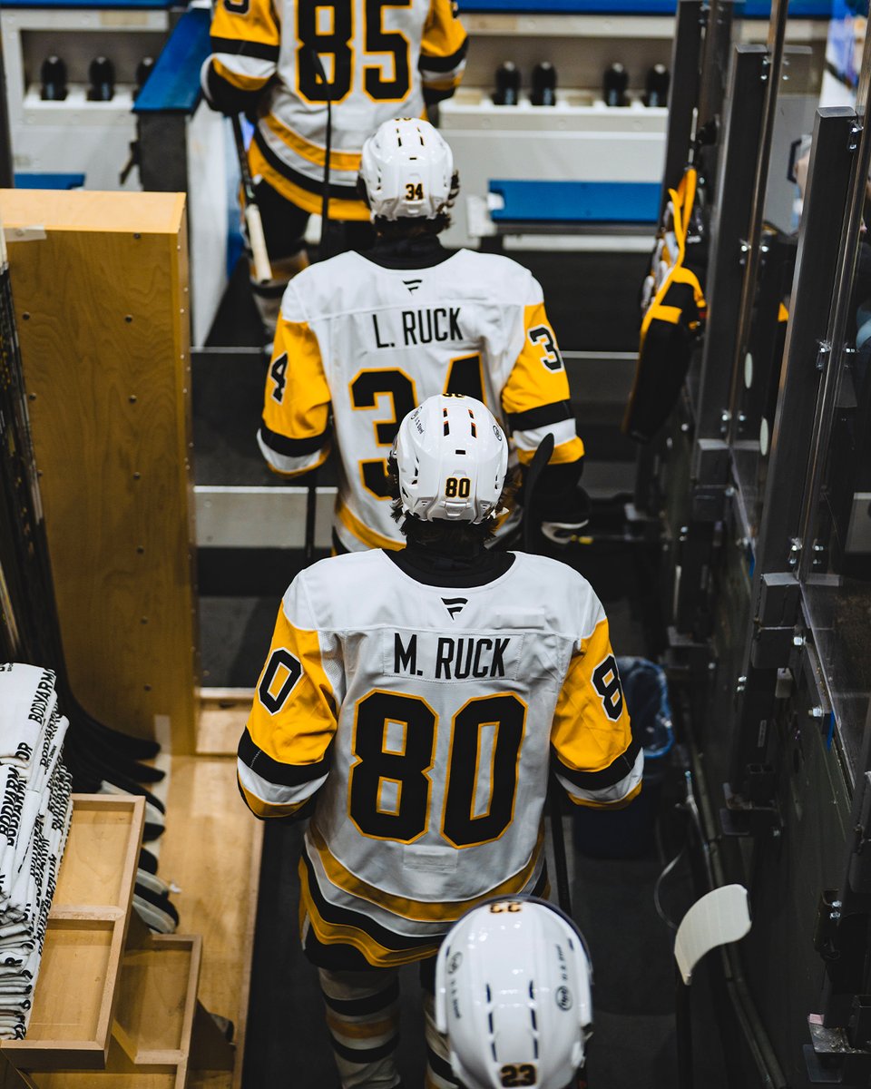 NHL's tweet photo. Can't get enough Ruck twins content 💛 https://t.co/KGEBGpKL13