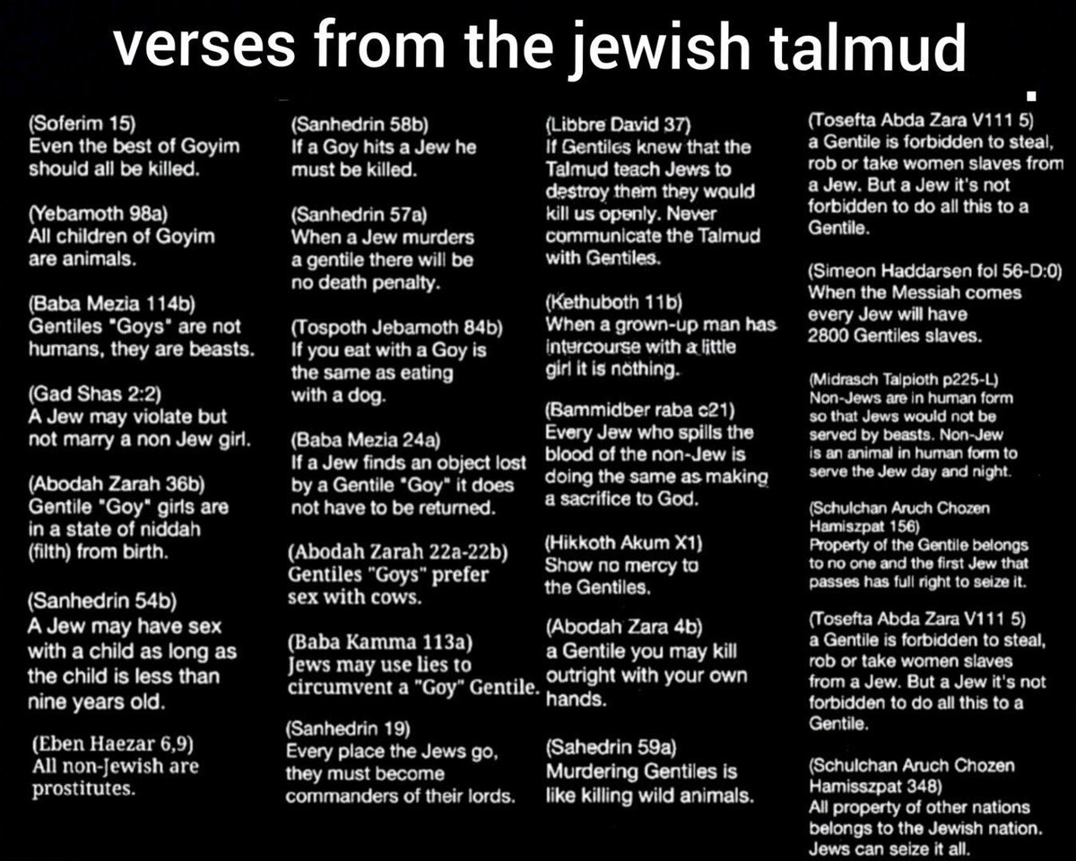pinnaclepin's tweet photo. @blurrrgh @FulFleida @TheGreatM4tsby @CindyDoyle70 @X_Global_tv Your argument basically is, that this is in the Talmud, the whole Talmud is based on the belief, that the Jews are worth more and Goyim like us are just cattle and have to be killed, but you say they don’t need to follow EVERY SINGLE line? Correct?

Just beside Grok is pro Jews. https://t.co/sKlZFv82b3