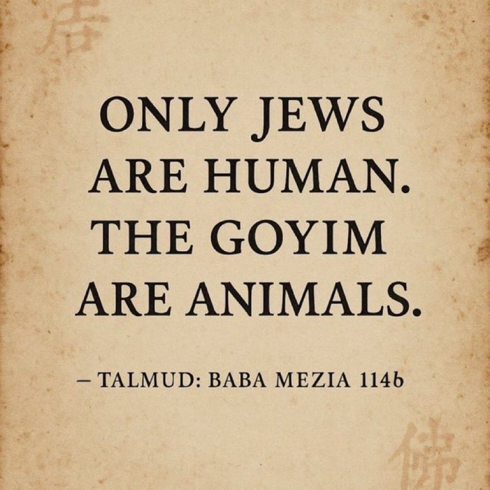 pinnaclepin's tweet photo. @blurrrgh @FulFleida @TheGreatM4tsby @CindyDoyle70 @X_Global_tv Your argument basically is, that this is in the Talmud, the whole Talmud is based on the belief, that the Jews are worth more and Goyim like us are just cattle and have to be killed, but you say they don’t need to follow EVERY SINGLE line? Correct?

Just beside Grok is pro Jews. https://t.co/sKlZFv82b3