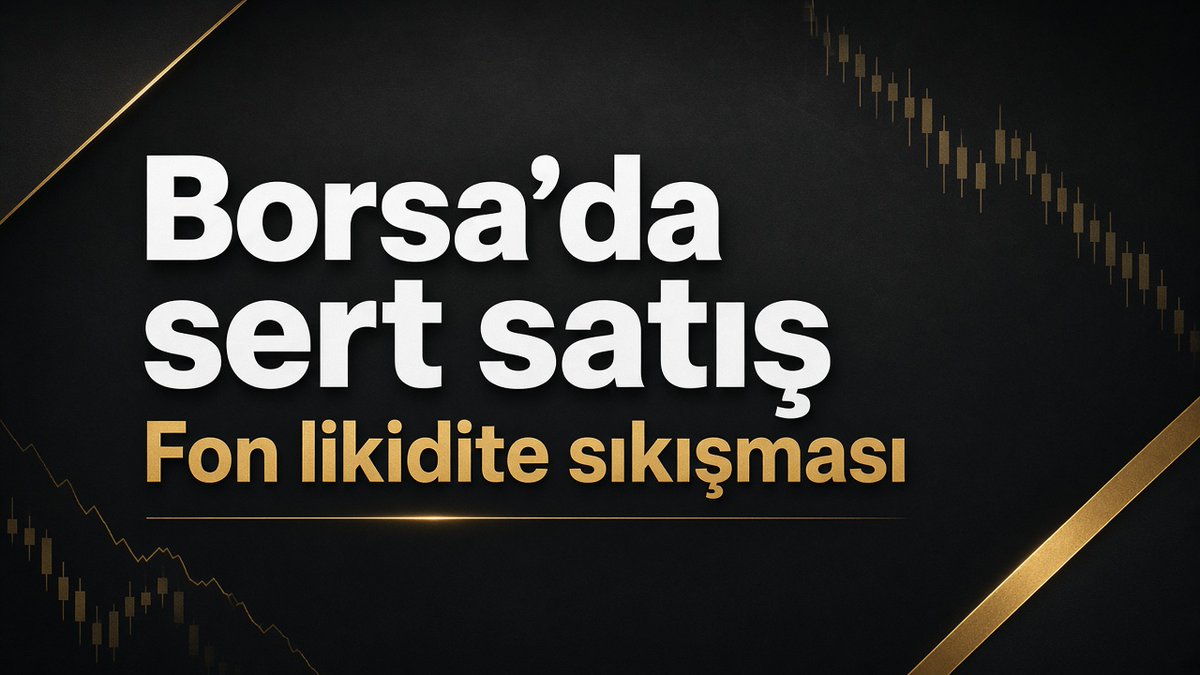 enesosmanaltun's tweet photo. Geçen hafta BIST’te sert satış: ana endeks %8’den fazla geriledi.
Tetikleyici: sınırlı portföy şirketlerinin fonlarında kredi/likidite sıkışması.
#Borsa #Fon #TP2FonMağdurları https://t.co/zb8ywMggxr