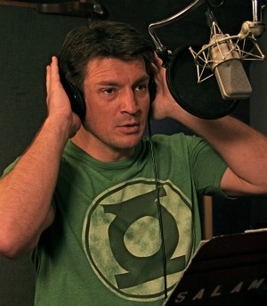 ComicsMeta's tweet photo. It still weirds me out that growing up Nathan Fillion’s voice was as synonymous to Hal Jordan’s as Kevin Conroy’s is to Batman’s…

But now he’s live action Guy Gardner https://t.co/N05C7K1bra