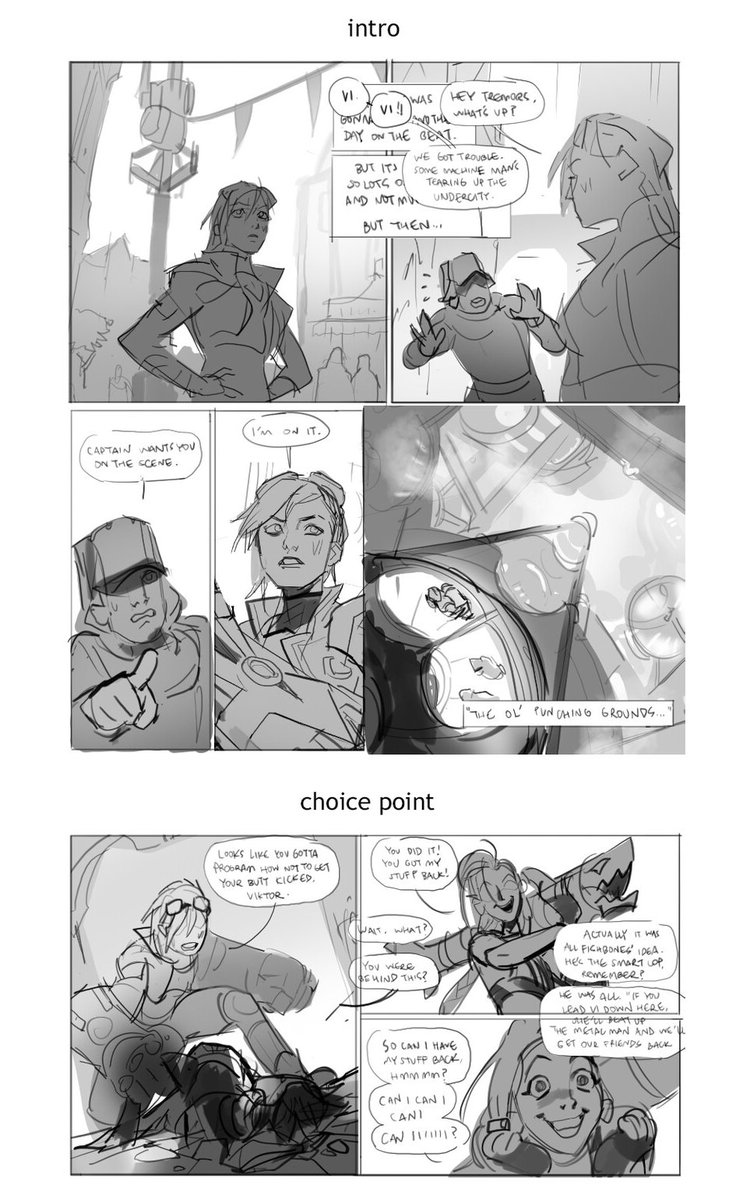 stillcaitvi's tweet photo. Rough drafts of @PlayRuneterra Path of Champions Comics by suqling (Kat C.K.Y) https://t.co/iFLycowzJn