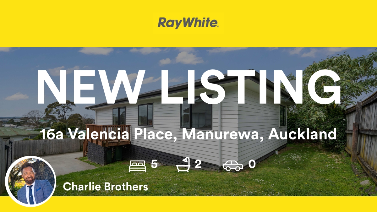 BrothersCharlie's tweet photo. 🛌 5 🛀 2
📍 16a Valencia Place, Manurewa, Auckland

My latest listing on RateMyAgent.

https://t.co/S07y4rdvpD

Licensed REAA 2008

...
#ratemyagent #realestate #Ray_White_ManukauA_T_Realty_Ltd https://t.co/u3bYHM4j1c