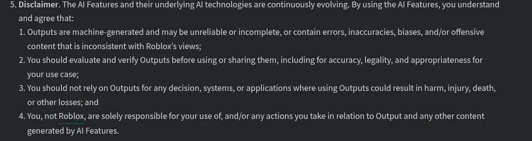 Maxz33Purityz's tweet photo. This hasn't been talked about enough. AI putting bans on accounts for Harmful Content/Behavior breaks Roblox's TOS without providing substantial evidence the chat broke TOS. ROAs are possible, but our evidence locked behind ID verification and support. #RObloxSupport #robloxbans https://t.co/fp55R8tYzV