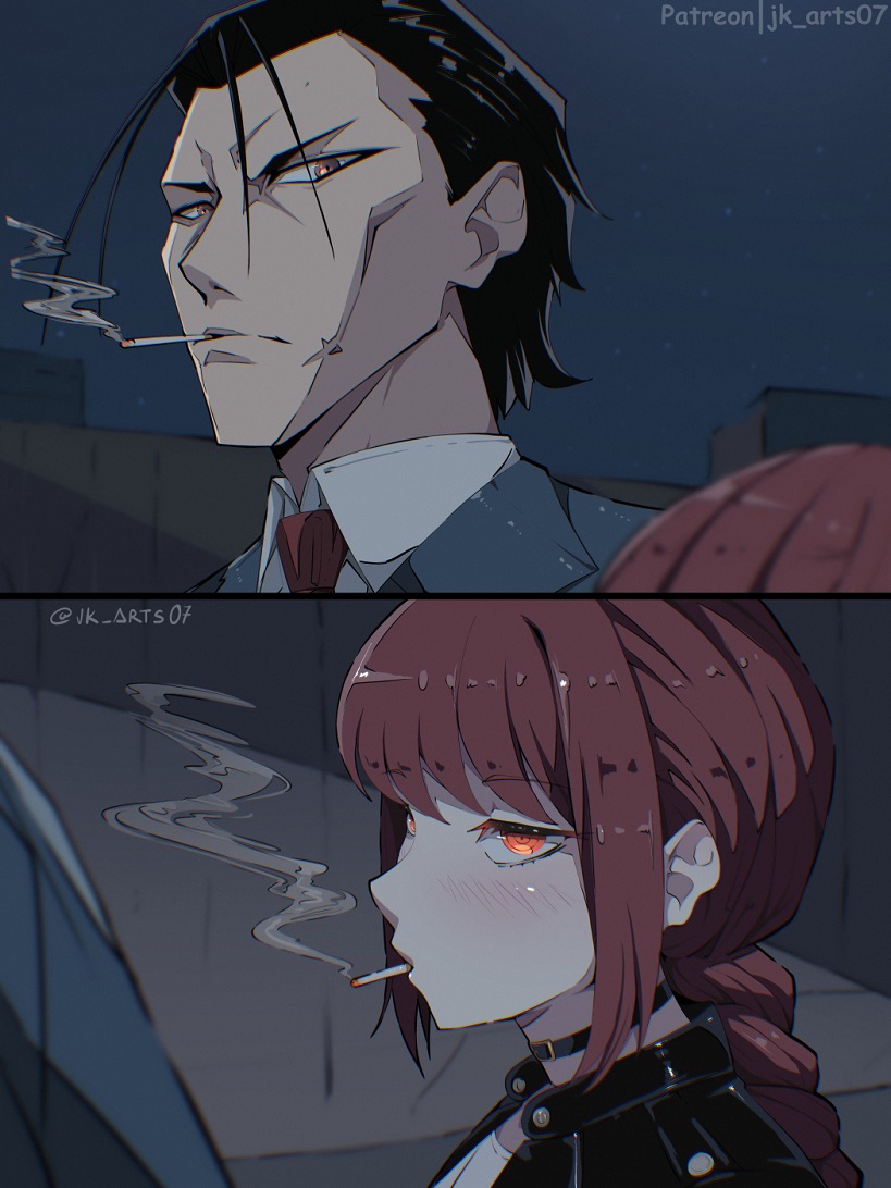 jk_arts07_'s tweet photo. Sasaki And Tayama? 👀

#makima #saito https://t.co/VtkKZ4uRUU