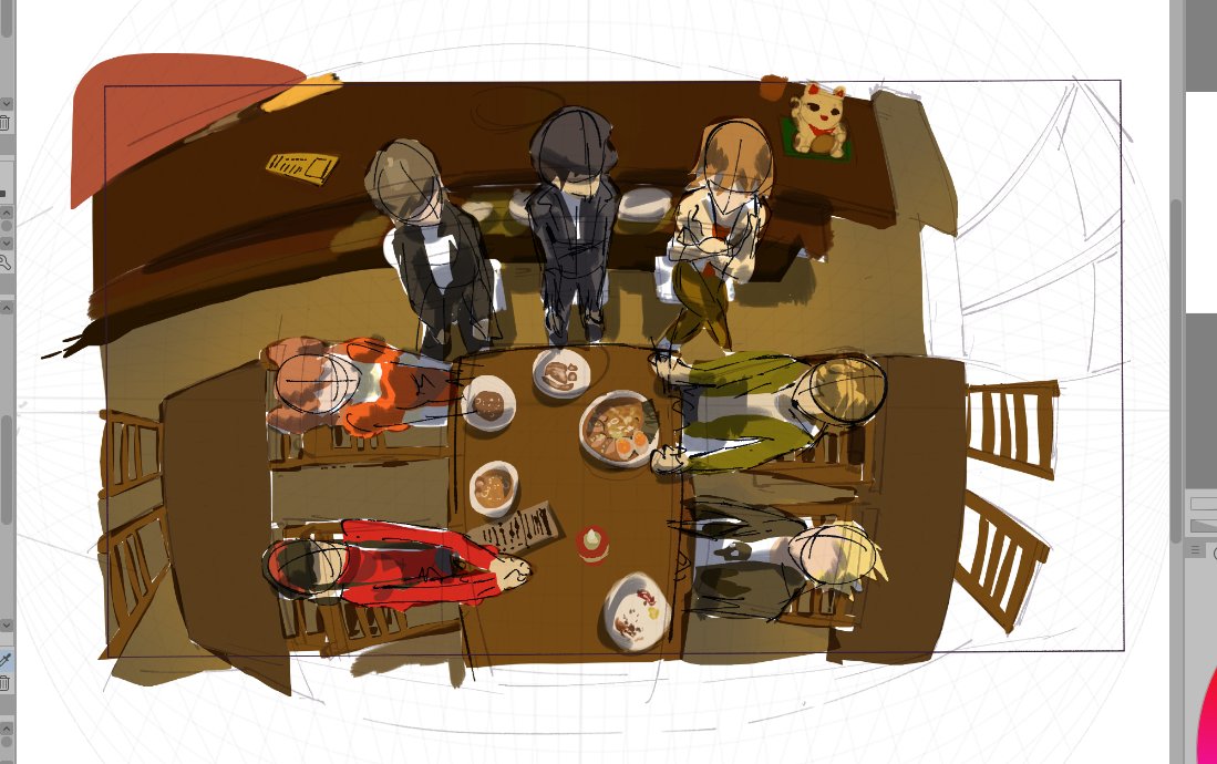 RSVRdraws's tweet photo. WIP #persona4 https://t.co/5gBn8hsh0c