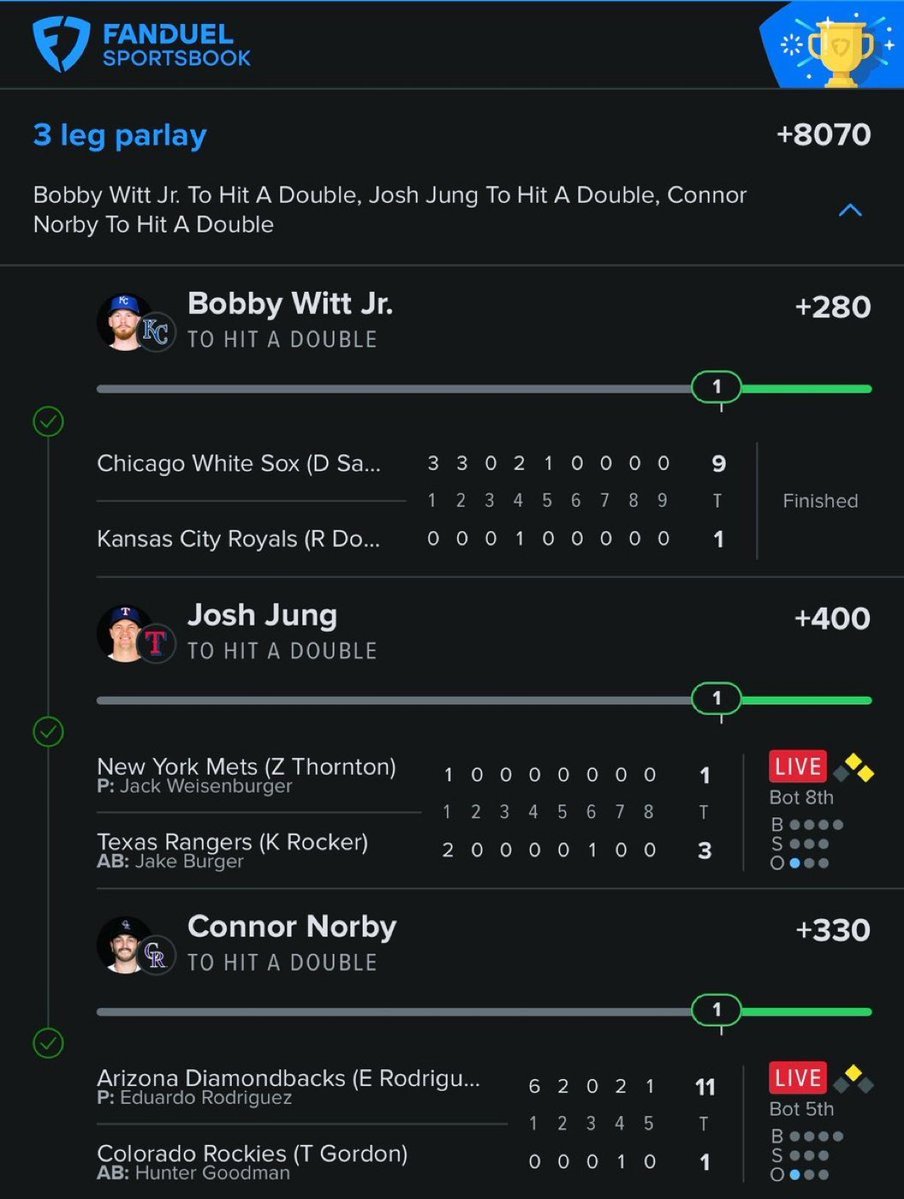 Valentina_picks's tweet photo. ✅✅ banggg

3 total slips this afternoon - we’ll see you tonight. 😏

DONT MISS OUR NEXT PLAY.
JOIN THE DISCORD TO UNLOCK 🔓 FREE PICKS 👇👇
https://t.co/GUsP26vGZI

Lfg 🔥 @Playbook

#NFL #NBA 🏀 | #WNBA | #CBB 🏀 | #Fanduelparlays 🔐 | #PROPS | #POTD 📋 | #Picks | #MLB ⚾ | #Gambling𝕏 | #Parlay #Moneyline | #Yard