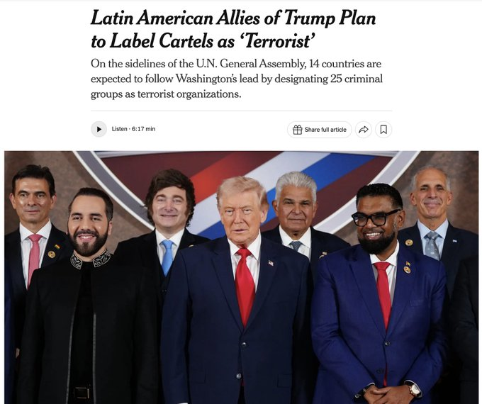 JzConstant's tweet photo. Trump dejó fuera de la foto oficial a kast https://t.co/tj1kzJVf60