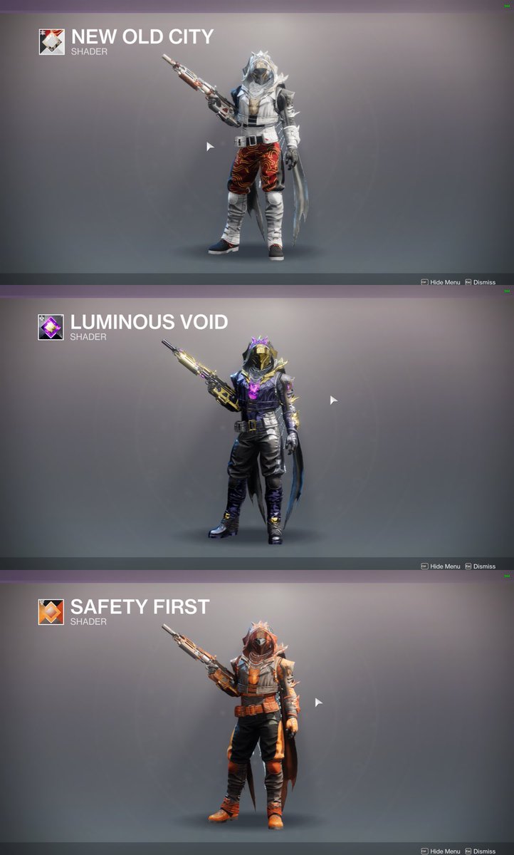 ALTRDECHO's tweet photo. Gotta be honest, I feel relieved. Not that I'm gonna stop fighting against corporate greed, but I don't **HAVE** to fight every moment now. I can do things for fun again. I've been tired.
Today's Eververse features Mindvault, Malfeasance ornament, and one of my fav Ghost shells. https://t.co/nMhzXIhPZY