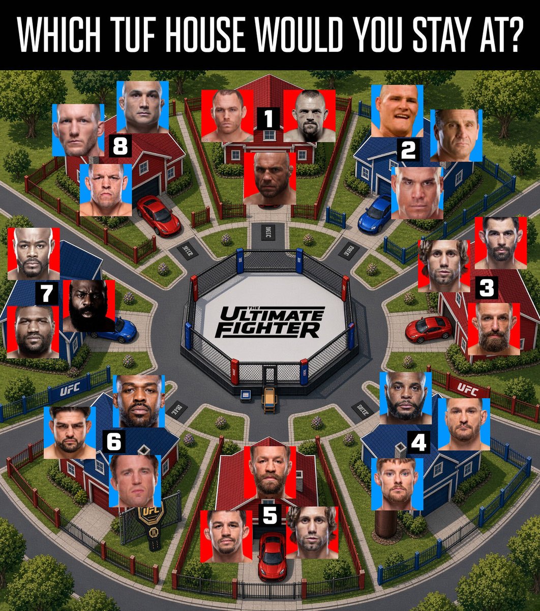 Which TUF house would you stay at? 👀

The #UFCVegas121 fighters picked which all-time TUF houses they would stay at and which house they would stay away from!
