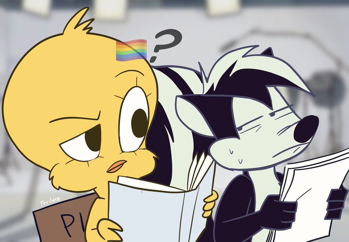 PanT0stado0's tweet photo. Pendejo se delata solo 
#pevester #ship #bl #silvestre #pepelepew https://t.co/xs9AawrODk