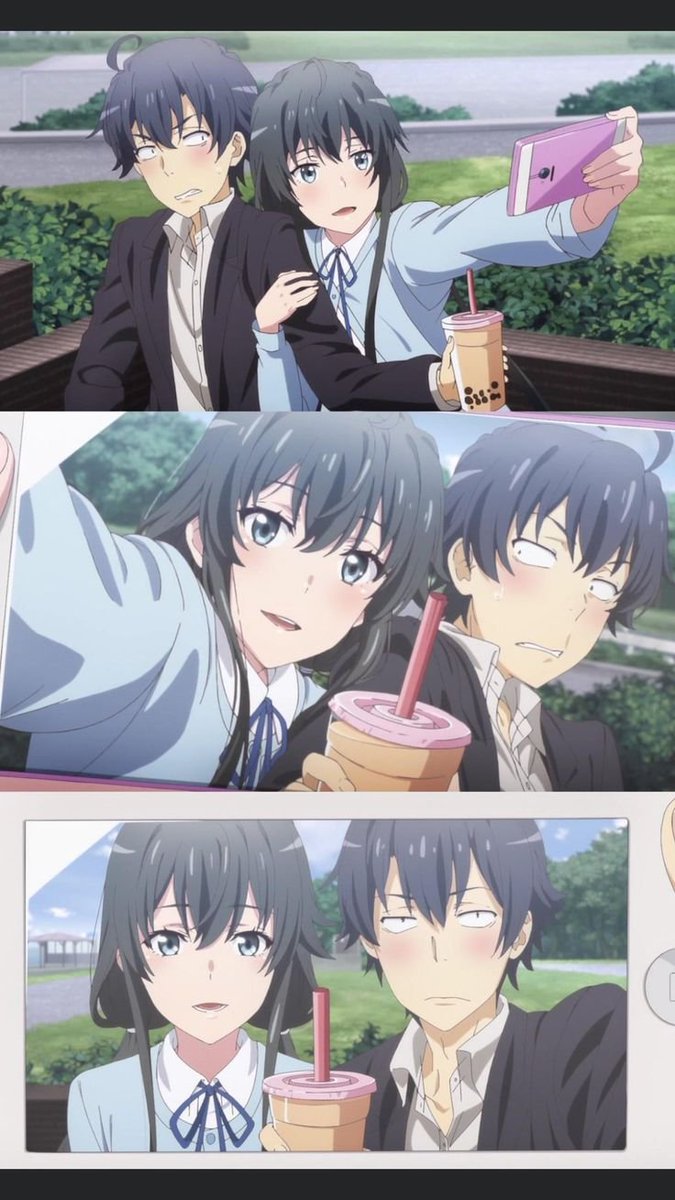 yu_hoo2's tweet photo. I might genuinely cry if I watch it again. The greatest romcom that has graced the anime world 😭🙌 https://t.co/oOB6Zpre8J