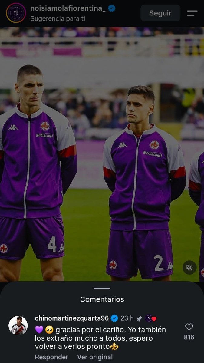 _crisenberg_'s tweet photo. 🚨ALERTA🚨

Martínez Quarta quiere volver a Fiorentina. 

Gran p3rdida para el equipo de Ponzio. Muchos éxitos Chino 👋 https://t.co/7sbBMRiQW6