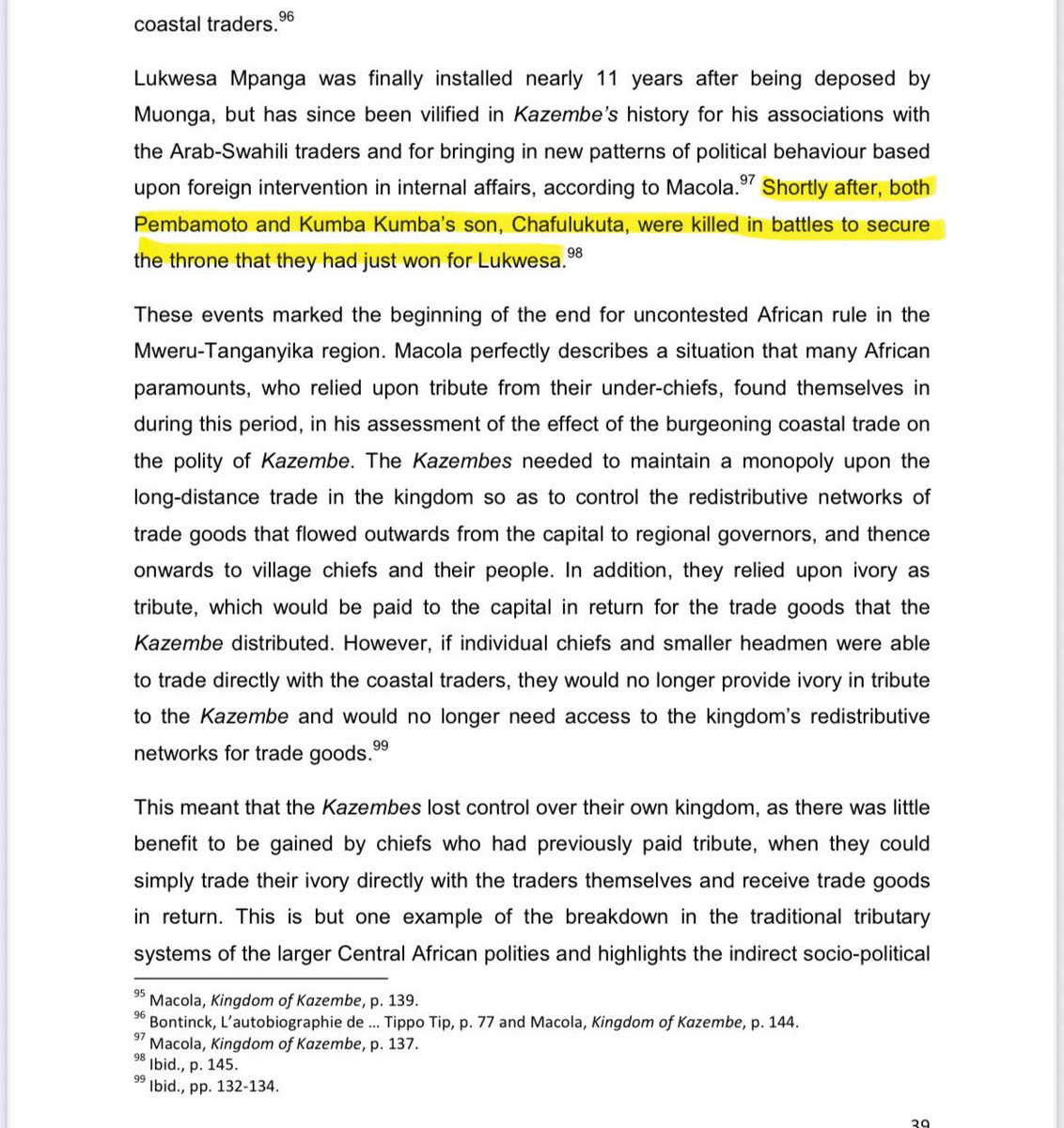 Kkaby_'s tweet photo. @KO6o0n @grok To stop Arab-Swahili interference, Lunda king Sunkutu expelled them. In response, Arab-Swahili warlords invaded and installed puppet ruler (Lukwesa). But Lunda resistance held, key commanders Pembamoto and Chafulukuta were killed in battle, and the puppet was eventually toppled https://t.co/myDwMqi7I6