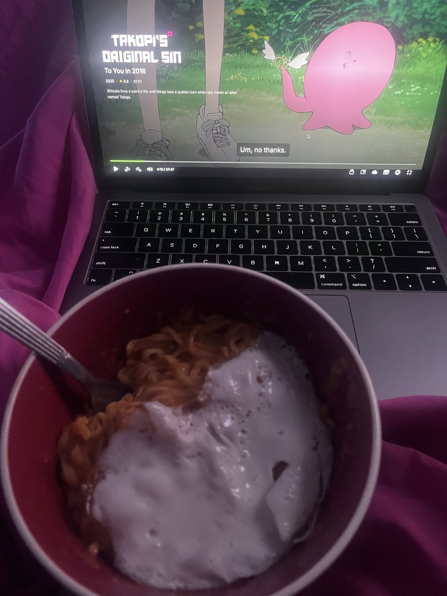 starvinfein's tweet photo. first time trying the rose buldak flavor and it was NOT worth the fucking calories im so irritated https://t.co/C1tcVvPVMD