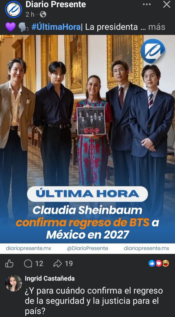 RoymoralesC's tweet photo. Si, porque esta pobre imbécil derechaira que respondió esta nota, vió seguridad y justicia en México alguna vez en su miserable y muy innecesaria existencia. 🤦🏻‍♂️👇🏻
Bueno, lo importante es que #BTS regresará 👍🏻 https://t.co/e4bn8BCaSs