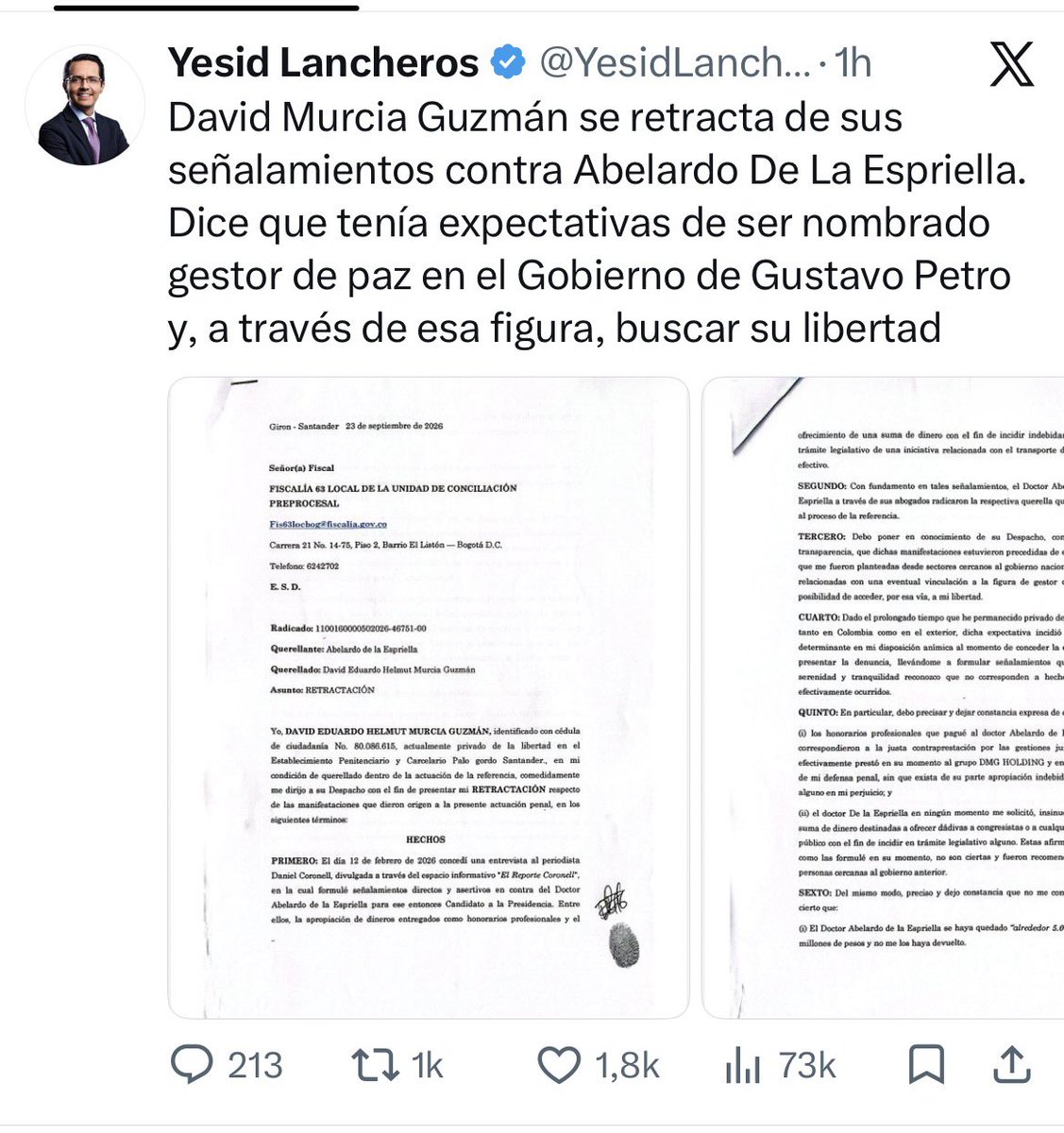 eramiren2021's tweet photo. Actualización: Más de 500.000 personas han visto la puesta en escena que hicimos David Murcia y yo”

Una vergüenza @DCoronell https://t.co/iaedU9vRi7