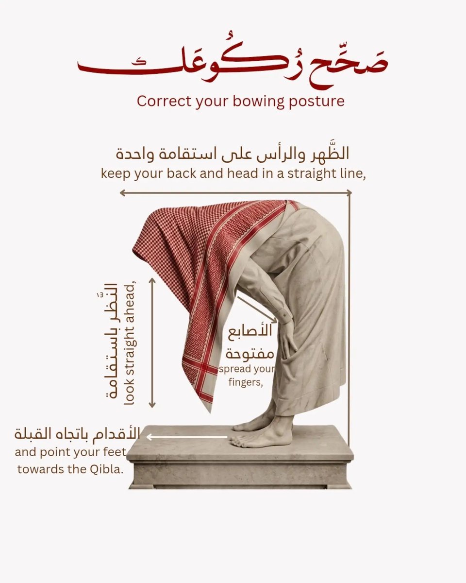 AllahYl3nAlyhod's tweet photo. تذكير للركوع الصحيح للي بيوترون https://t.co/wNTGrxMSBo