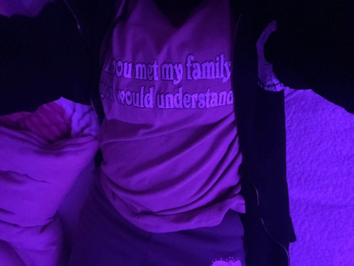 LunaRoseev's tweet photo. Fit check

Shirt says If you met my family you would understand https://t.co/26yFyS009c