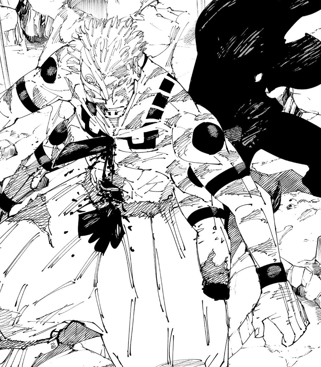 DbHierro's tweet photo. No sé qué pensar de estos redibujos de Sukuna. No me terminan de... convencer... y creo que son un pequeño downgrade.

Aunque entiendo perfectamente por qué Gege hizo el primero. Le dio un toc terrible que la espada de Maki estuviera al revés. Me pasaría. https://t.co/sOftpxHTAV