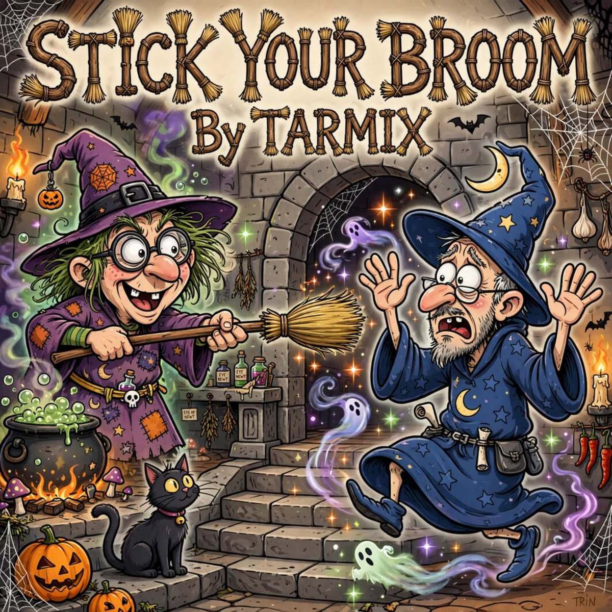 TRINMUSIC1's tweet photo. New out today, will slowly appear on more music sites for your Halloween playlists - Get MP3 from Amazon UK #MusicDiscovery https://t.co/xll9WVbbze #NewMusicFriday #FridayFeeling #FridayVibes #Wicked #Witch #Broom #Broomstick #WeekendVibes #ThisMorning https://t.co/zJGpyeey5Z