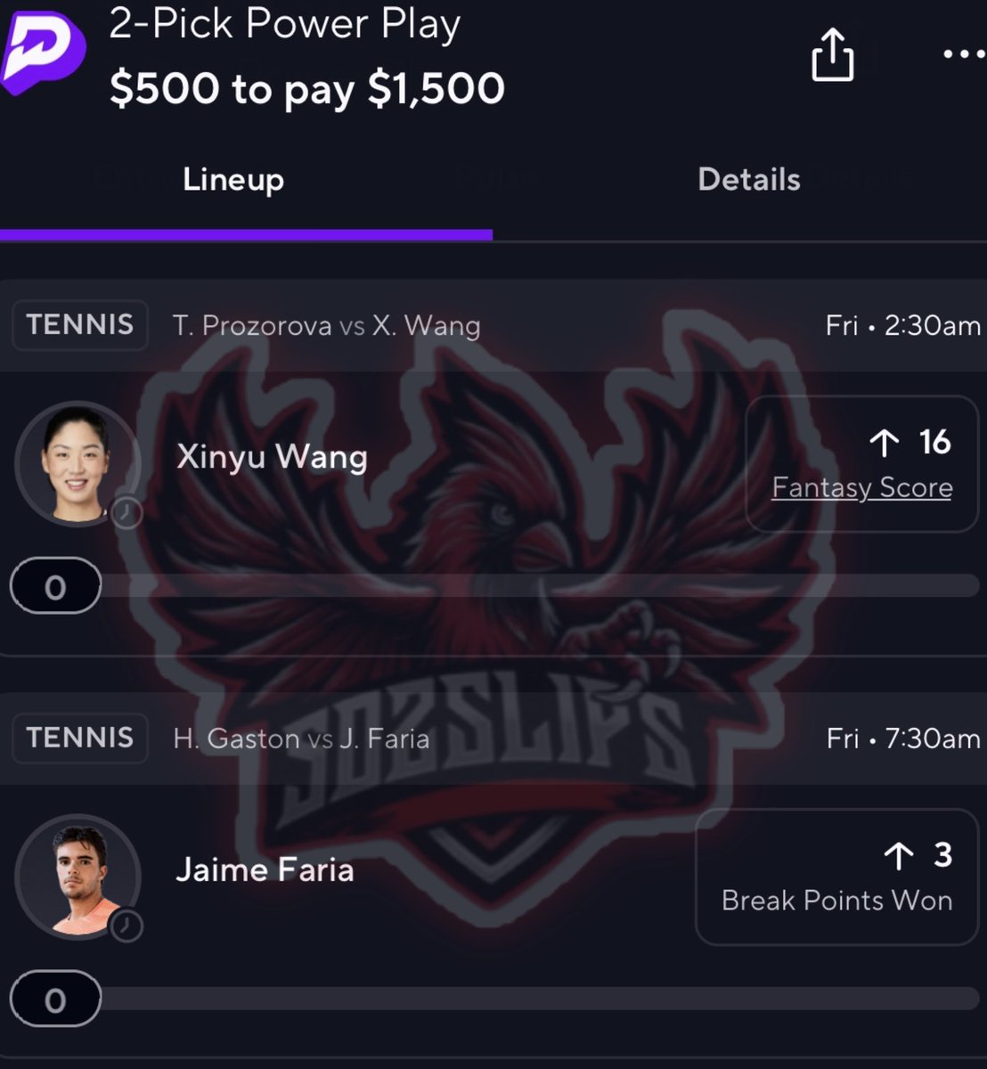 502_Slips's tweet photo. FREE TENNIS 🎾 2U NUKE ☢️ PLAY 🔥

MJ FLU GAME 🏥😈 

Xinyu Wang "O" 16 FS ☢️ (POTD) 
Jaime  Faria O 3 BPS 🔥🔥🔥

LIKE/RT ♻️ IF TAILING 💚

#PrizePicks | #GamblingX | #TENNIS https://t.co/2j83PLKVKt