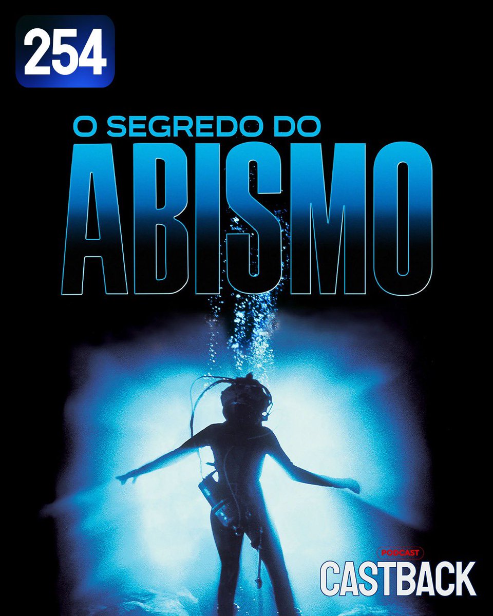 Castbackp's tweet photo. Está no ar o Castback Hype 254 de O SEGREDO DO ABISMO, do diretor James Cameron!
Dê play agora mesmo no Youtube, no Spotify ou no seu app favorito! 
Link na postagem seguinte. https://t.co/Fw9TMa3yQ2