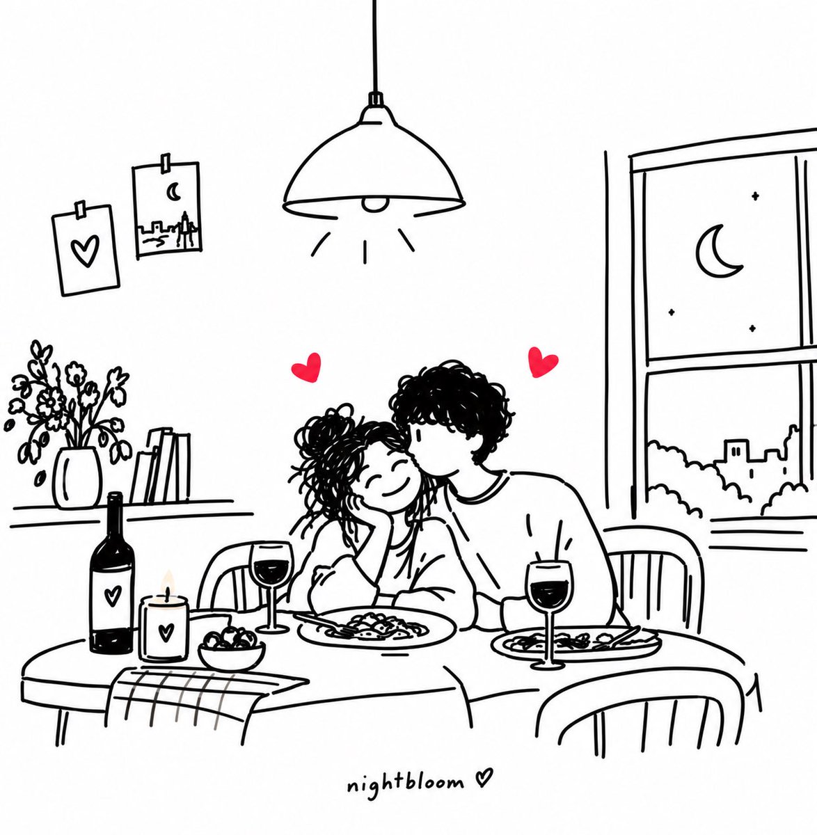 Nightbloomc's tweet photo. home date.. https://t.co/UcVPgOIvNt