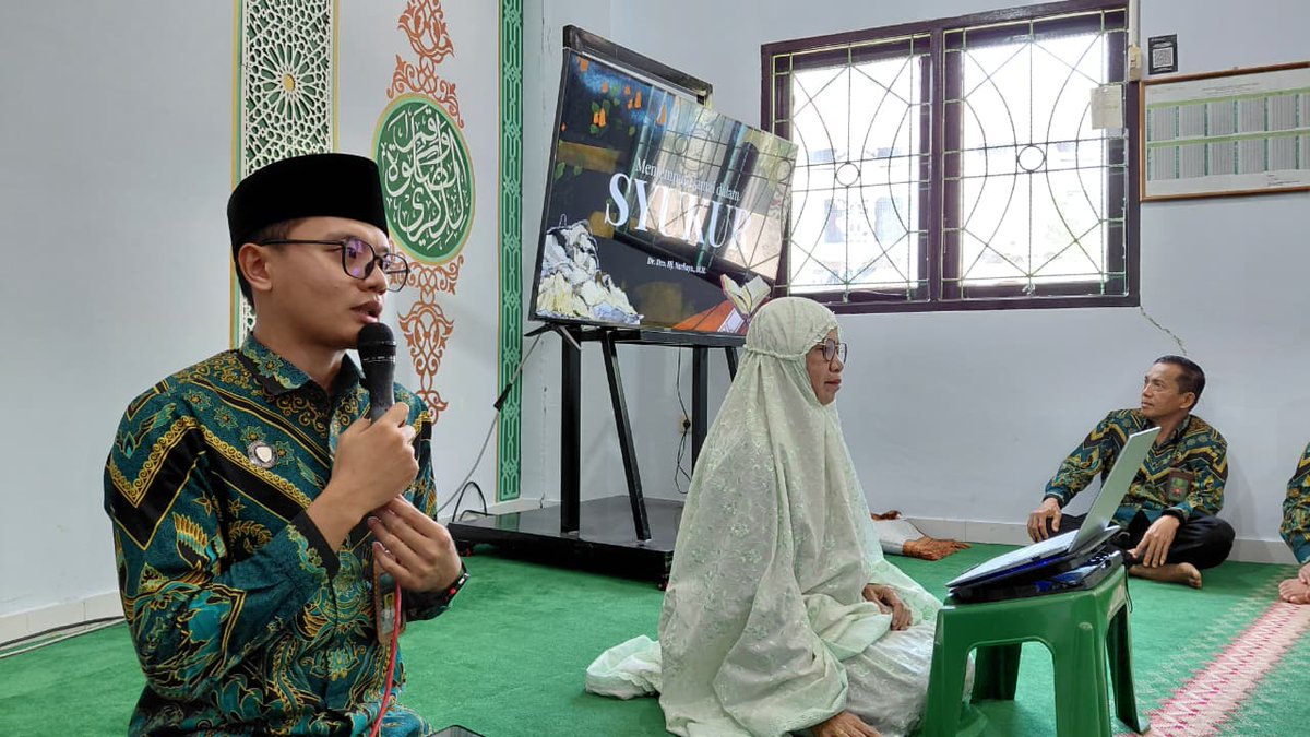 PTA_Palu's tweet photo. Tabe #SampesuvuPTA.Palu
Kamis, 24 September 2026

PTA Palu mengikuti Bimbingan Mental yang diisi oleh YM Hakim Tinggi, Ibu Dr. Dra. Hj. Nurbaya, M.H. dengan tema “Menjemput Damai dalam Syukur”

@Humas_MA
@MahkamahAgung
@DitjenBadilag
#ptapalunabelopura 
#ptapalusukseswbk https://t.co/tlqaUZaizr