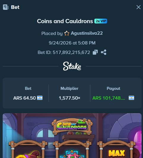 StakeAgustin22's tweet photo. BAAAANG! Hidden bonus on regular spins !! <3

Could I have double, please ? @metagamingslots https://t.co/RluaIB4ViA