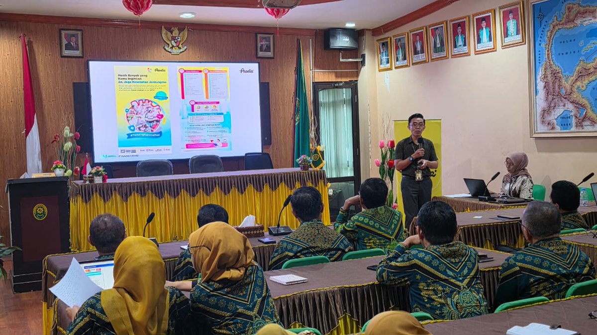 PTA_Palu's tweet photo. Tabe #SampesuvuPTA.Palu
Kamis, 24 September 2026

Telah dilaksanakan kegiatan Sosialisasi oleh Prodia Palu yang diikuti oleh seluruh aparatur PTA Palu.

@Humas_MA
@MahkamahAgung
@DitjenBadilag
#ptapalunabelopura
#ptapalusukseswbk
#ptapalumenujuwbbm https://t.co/hQLUedKDAN