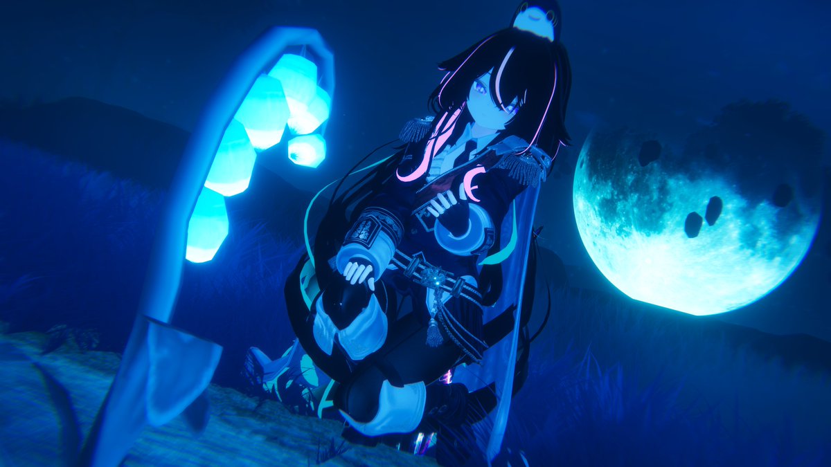 kumegawa135's tweet photo. 💠🌟🌑
#rurune3d #MINUEL https://t.co/W48NWqn9B3