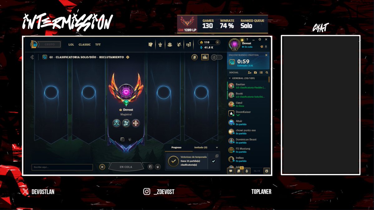 DevostLAN's tweet photo. Soloq lan gm 1289 lps start https://t.co/U07ULKDvnl