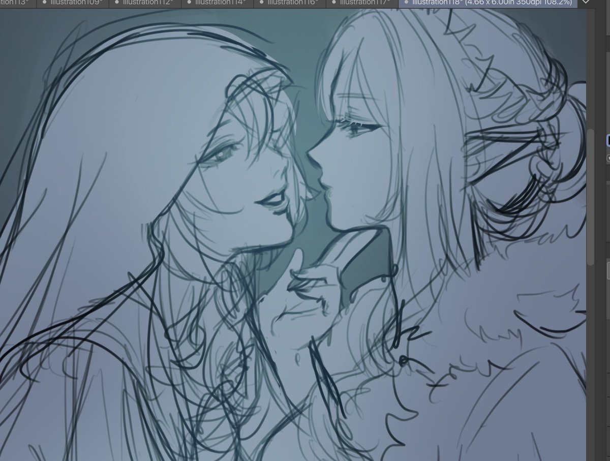 oops_g_'s tweet photo. They kissed I just know it #tsaritsa #rhinedottir #genshinimpact https://t.co/4XazF2iQBj