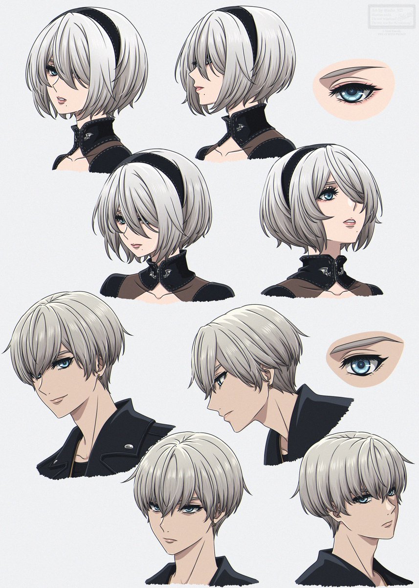 ashe_92l's tweet photo. 2B and 9S https://t.co/c4pwrrc4UT