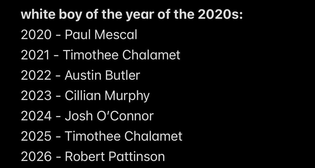 eventualforever's tweet photo. the race for 2026 is over https://t.co/OmpAPRe9cJ