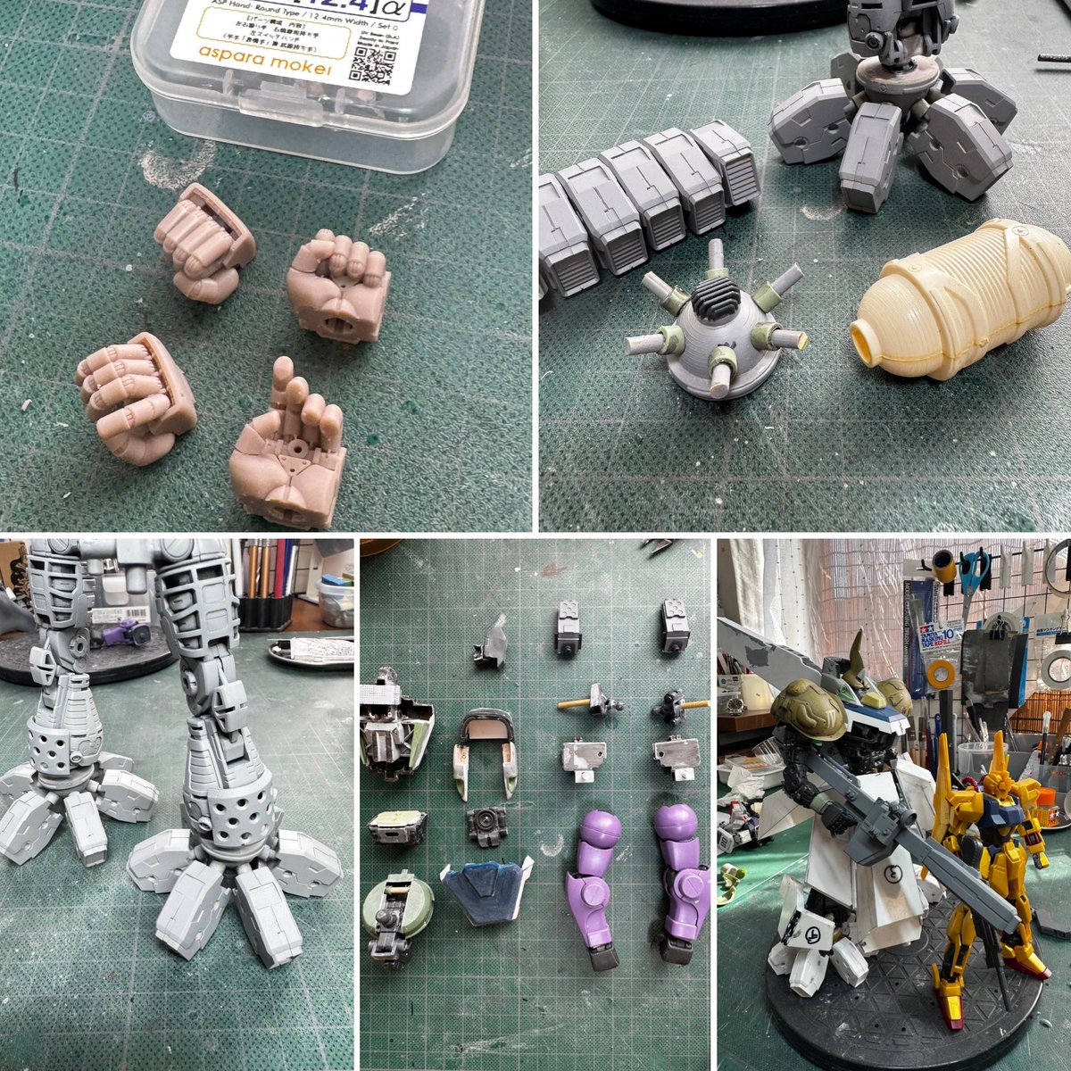 pocp42's tweet photo. #みんなのミキシングガンプラ晒せよ 
使ったパーツは数知れず
MGザク、ドム、30MMや、
プラ板、エポパテのスクラッチ
と…約2.5ヶ月の記録をアップ🤩
#ソロモンエクスプレス 版の
THE-Oもやっと完成
10/10 #トモコレ 初陣となります
よろしくお願いします〜 https://t.co/hhU9PfS1Yd