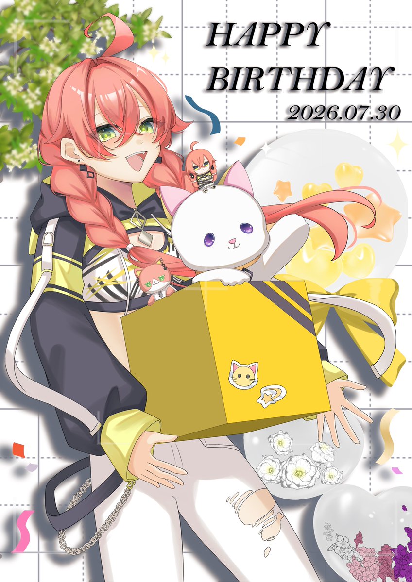 tuna_game49's tweet photo. ⟡.· 𝘏𝘢𝘱𝘱𝘺 𝘉𝘪𝘳𝘵𝘩𝘥𝘢𝘺 !!·.⟡
(大遅刻のためタグなしです) https://t.co/KJfxBbFlwB
