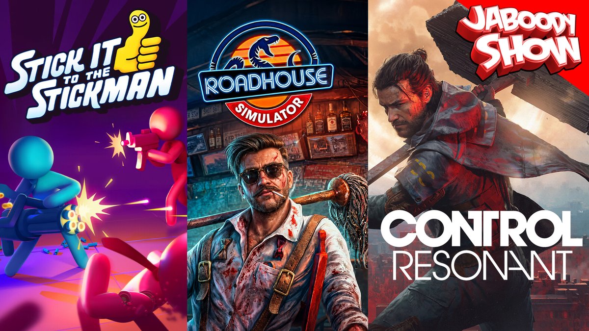 JaboodyShow's tweet photo. 🤯 Control Resonant Release! 🤯

W e got a bunch of variety for today's stream. And we will be checking out the new CONTROL game later! 

🟣Live on Twitch: https://t.co/BsJKdZYhjy
🔴Live on YouTube: https://t.co/bv1o4xr3nf https://t.co/epyGFLwRqt
