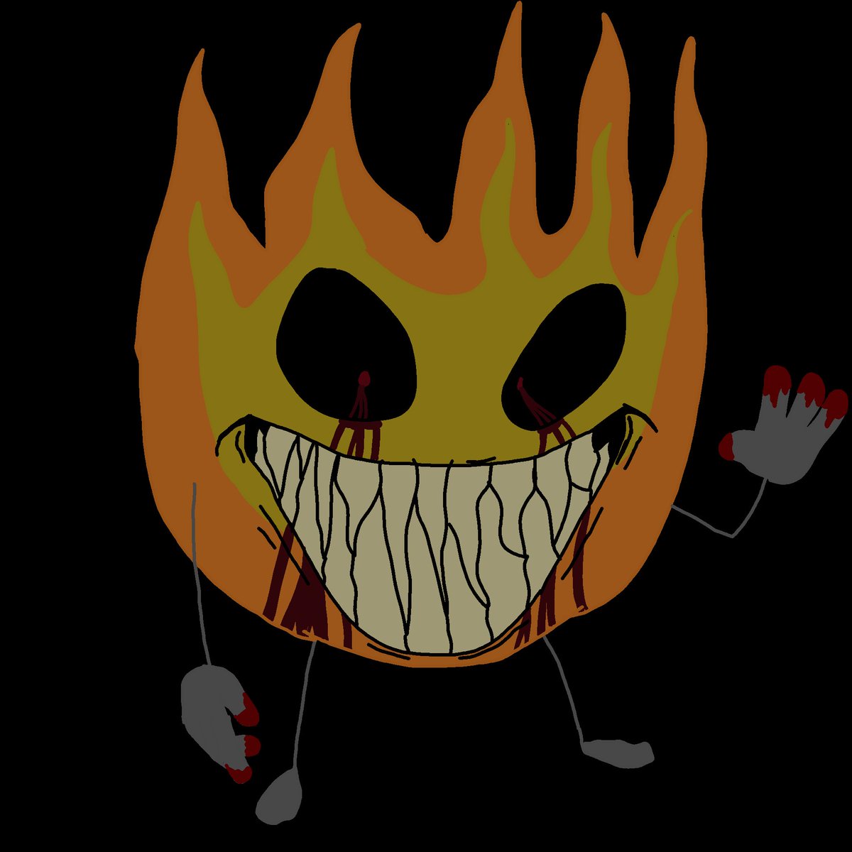 Gengarium99's tweet photo. @artex_gen You inspired me to do it with bfdi and I tried my best https://t.co/5NQm6BkZ44