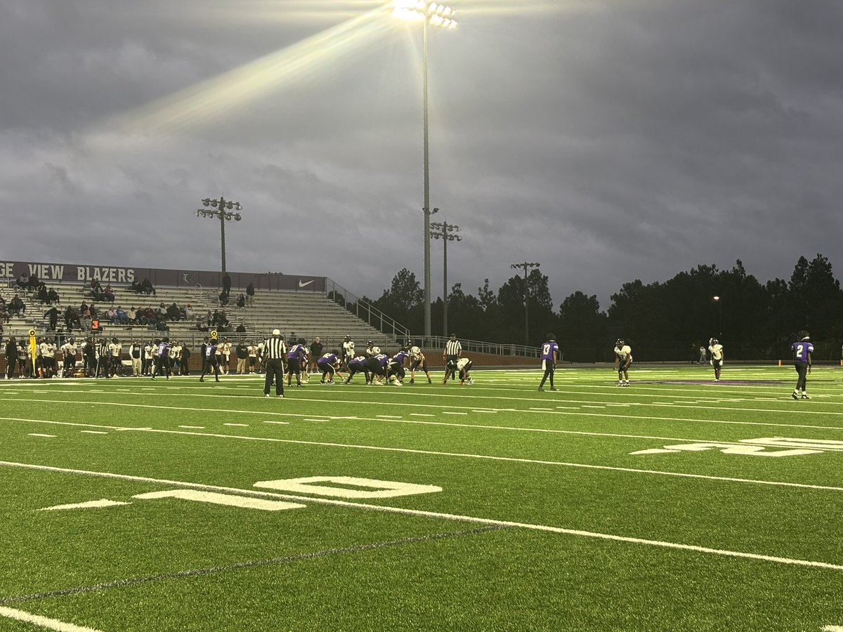 rvhs's tweet photo. Thursday night Football 🏈 happening at The View! Our  B-Team and JV is taking on Rock Hill! 💜🩶 https://t.co/TejNC4szwA