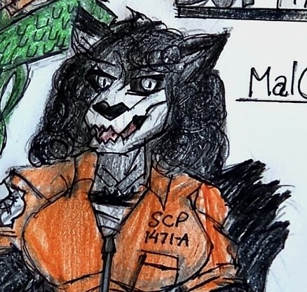 Adamantium_2099's tweet photo. Lizzy and MalO 
My first illustration of SCP characters of SCP 1471-A and 682, other known as MalO and Lizzy. 
#SCP #SCP1471A #SCP682 #Sketchbookart https://t.co/wcBeSCYnw6