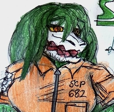 Adamantium_2099's tweet photo. Lizzy and MalO 
My first illustration of SCP characters of SCP 1471-A and 682, other known as MalO and Lizzy. 
#SCP #SCP1471A #SCP682 #Sketchbookart https://t.co/wcBeSCYnw6