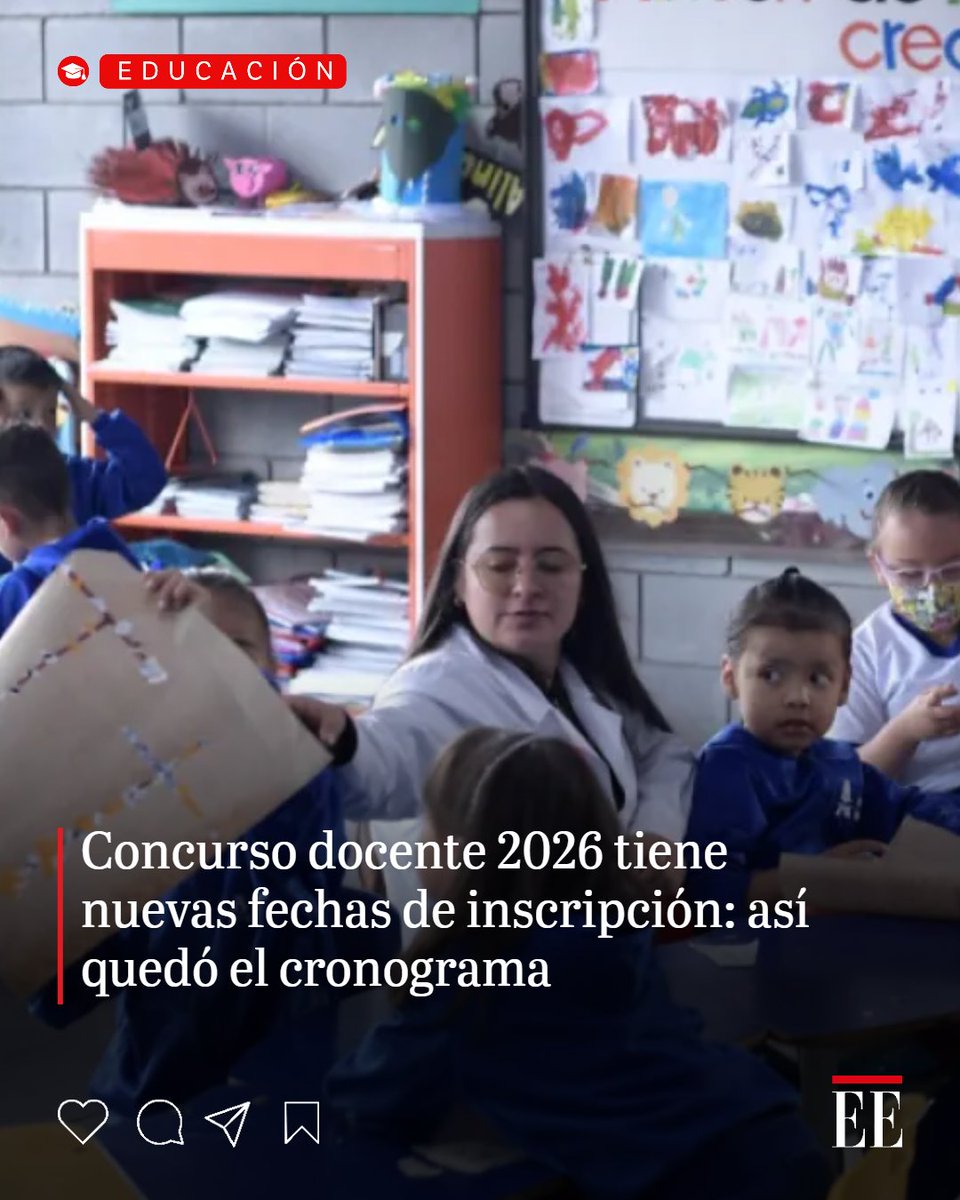 elespectador's tweet photo. De acuerdo con la Comisión Nacional del Servicio Civil (CNSC), se estima que se están disponibles cerca de 28.000 vacantes en instituciones educativas oficiales de Colombia. El proceso ya no se llevará a cabo a finales de 2026. 👉 https://t.co/kATUizyplg https://t.co/GYSYh7rbKz