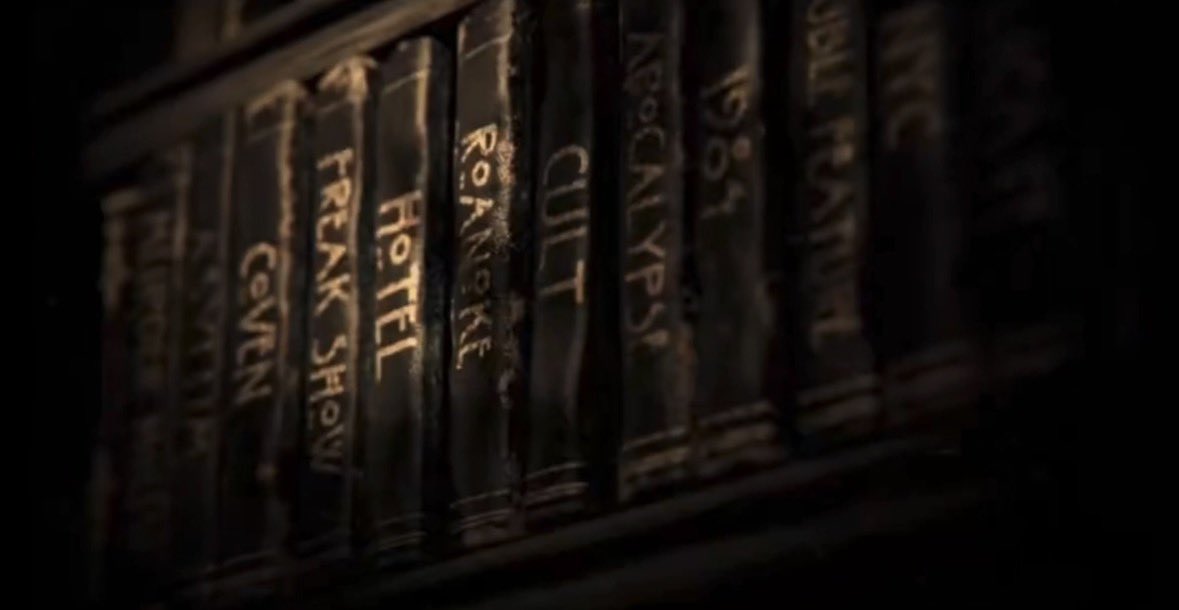AHS_Source's tweet photo. All 13 ‘American Horror Story’ Season Titles are featured in the new opening titles #AHS13 https://t.co/0MeEoKHzI9
