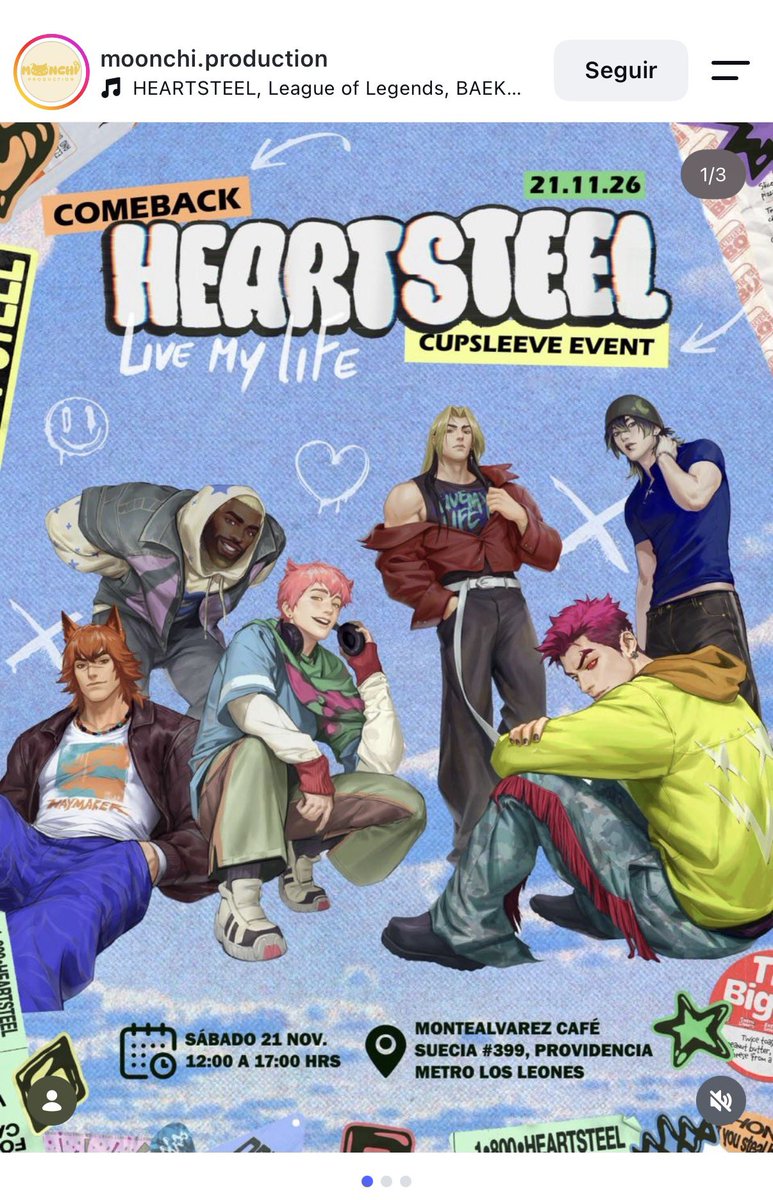 souleinnie's tweet photo. ¡Hola! ¿Fans de Chile de #HEARTSTEEL‌? 

Cachen lo que acabo de encontrar :”) Y TIENE ESPECIAL DE #BAEKHYUN AAAAAAAAA

¿ALGUIEN SE ANIMA ALÓ EXO-L? PA QUÉ VAYAMOS EN PATOTA

#Kayn #Ezreal #KSante #Yone #Aphelios #Sett

https://t.co/VSNP1fjtWg https://t.co/PdvIq70i4O